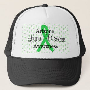Arizona Lyme-Borreliose-Bewusstsein Baseballkappe Truckerkappe