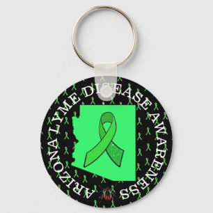 Arizona Lyme-Borreliose-Bewusstseinskettchen Schlüsselanhänger