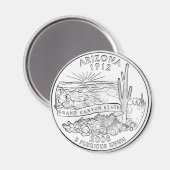 Arizona Magnet (Vorderseite/Rückseite)