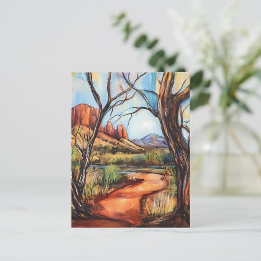 Arizona Malte Landschaft Postkarte (Stehend Vorderseite)