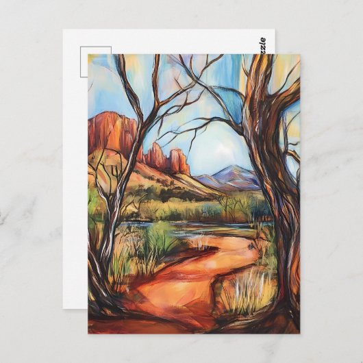 Arizona Malte Landschaft Postkarte (Vorne/Hinten)