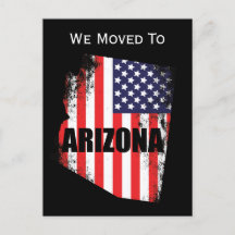 Arizona Map American Flag Freedving