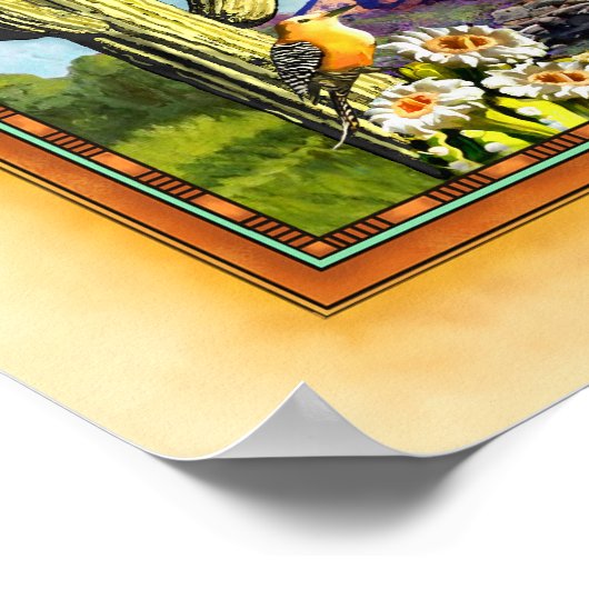 "Arizona Map" Poster (Ecke)