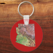 Arizona Map Schlüsselanhänger (Vorderseite)