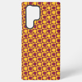 Arizona Maroon and Gold Checkerboard Pattern Samsung Galaxy Hülle (Rückseite)