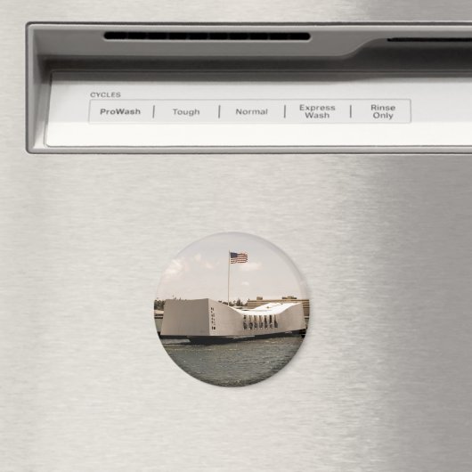 Arizona Memorial Pearl Harbor Magnet (In Situ (Geschirrspüler))