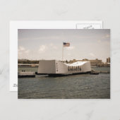 Arizona Memorial Pearl Harbor Postkarte (Vorne/Hinten)