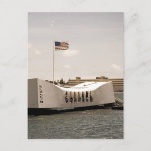 Arizona Memorial Pearl Harbor Postkarte