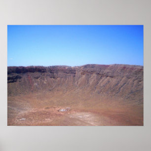 Arizona Meteor Crater print Poster