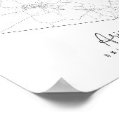 Arizona Minimal Street Map Poster (Ecke)