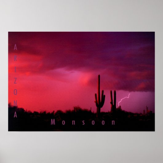 Arizona Monsoon Poster (Vorne)