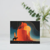 Arizona, Monumental, Minimalistischer Stil Postkarte (Stehend Vorderseite)