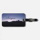 Arizona Morgenlicht über Berg Gepäckanhänger (Rückseite horizontal)