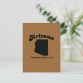 Arizona-Motto - Gehweg ist heiß Postkarte (Stehend Vorderseite)