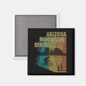 Arizona Mountainbike Vintag Magnet (Vorderseite/Rückseite)