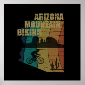 Arizona Mountainbike Vintag Poster (Vorne)