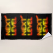 Arizona nächste Stufe Nebel Schwarz Strandtuch (Vorderseite)