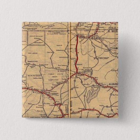 Arizona, New Mexico Button (Vorderseite)