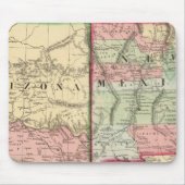 Arizona, New Mexico Map von Mitchell Mousepad (Vorne)