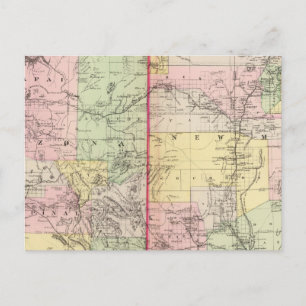 Arizona, New Mexico Postkarte