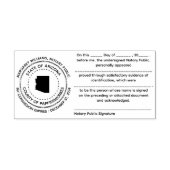 Arizona Notary Public Recognition Briefmarke Permastempel (Design)