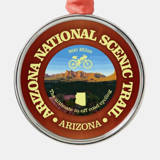 Arizona NST (Fahrrad) Ornament Aus Metall (Vorne)
