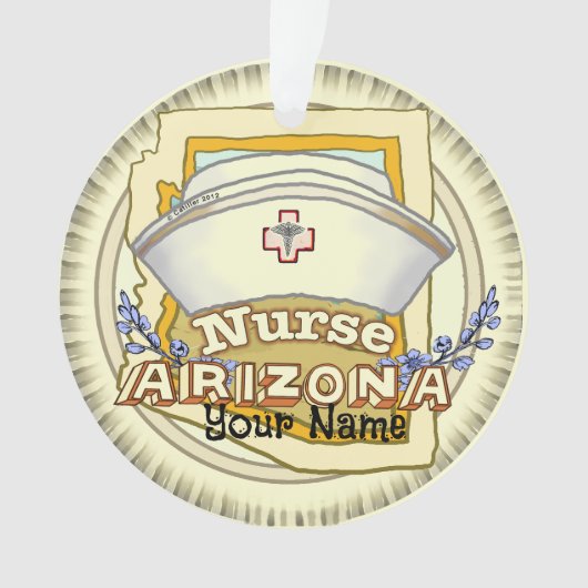 Arizona Nurse Ornament (Vorderseite)