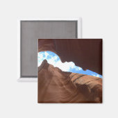 ARIZONA - Oberer Antelope Canyon B - Roter Felsen Magnet (Vorderseite/Rückseite)