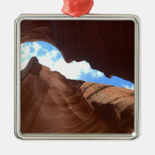 ARIZONA - Oberer Antelope Canyon B - Roter Felsen Silbernes Ornament