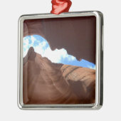 ARIZONA - Oberer Antelope Canyon B - Roter Felsen Silbernes Ornament (Links)