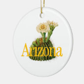 Arizona-Ornament mit Saguaro Cactus Keramik Ornament (Links)