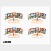 Arizona Ovaler Aufkleber (Blatt)