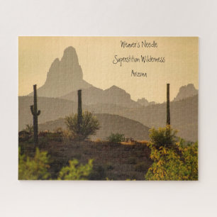 Arizona Panoramablick Berge Weaver's Needle Puzzle