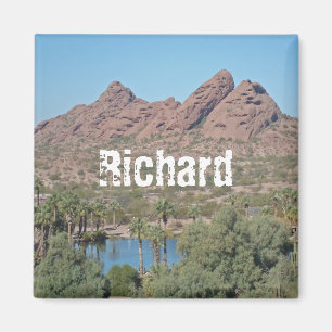 Arizona Papago Park Landschaft Name Südwesten Magnet