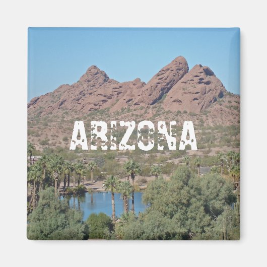 Arizona Papago Park Phoenix Südwestlandschaft Magnet (Vorne)