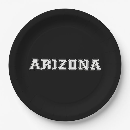 Arizona Pappteller (Vorderseite)