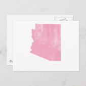 Arizona Pink Vintag Grunge Postkarte (Vorne/Hinten)