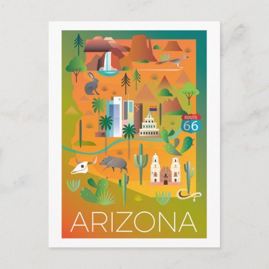 Arizona Postcard Postkarte (Vorderseite)
