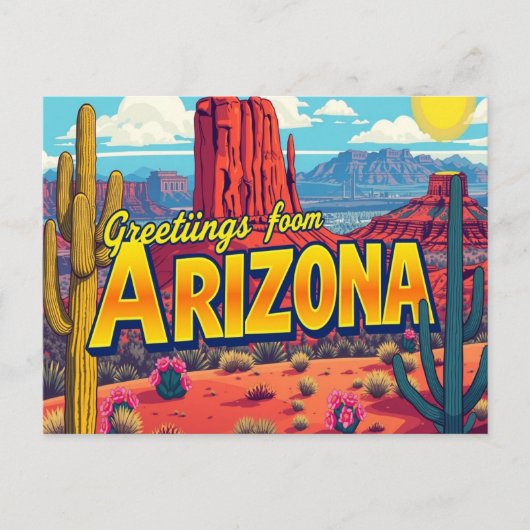 Arizona Postcard Postkarte (Vorderseite)