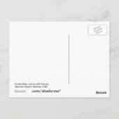 Arizona Postcard, Prickly Pear Cactus Postkarte (Rückseite)