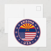 Arizona Postkarte (Vorne/Hinten)