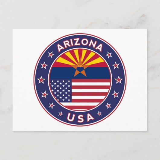 Arizona Postkarte (Vorderseite)
