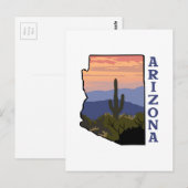 Arizona Postkarte (Vorne/Hinten)