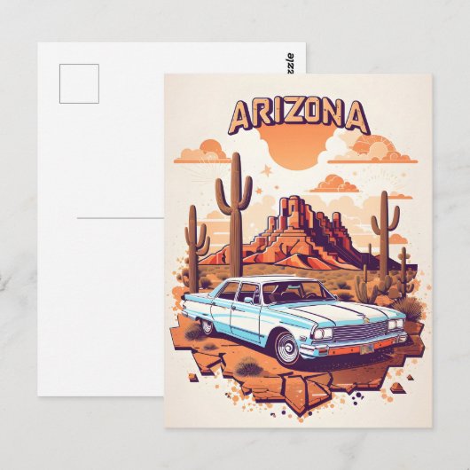 Arizona Postkarte (Vorne/Hinten)