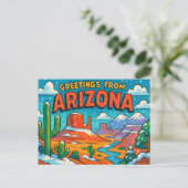 ARIZONA Postkarte (Stehend Vorderseite)