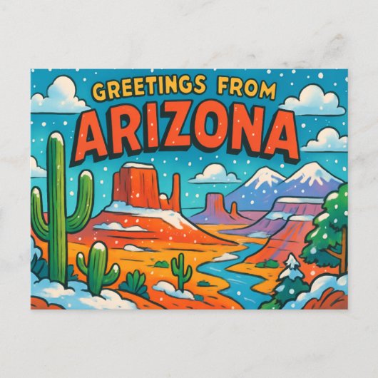 ARIZONA Postkarte (Vorderseite)