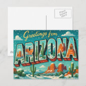 ARIZONA Postkarte (Vorne/Hinten)