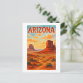 Arizona Postkarte (Stehend Vorderseite)