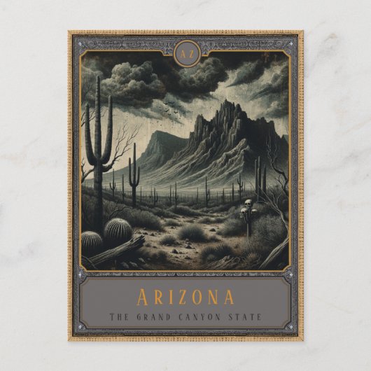 Arizona | Postkarte Gothic Art (Vorderseite)