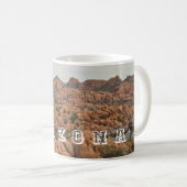Arizona Prescott Foto Roter Felsen Landschaft Kaffeetasse (VorderseiteRechts)